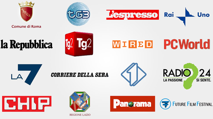 Magazines, media companies and institutions that have recognized my project, copyright Massimiliano Fabrizi