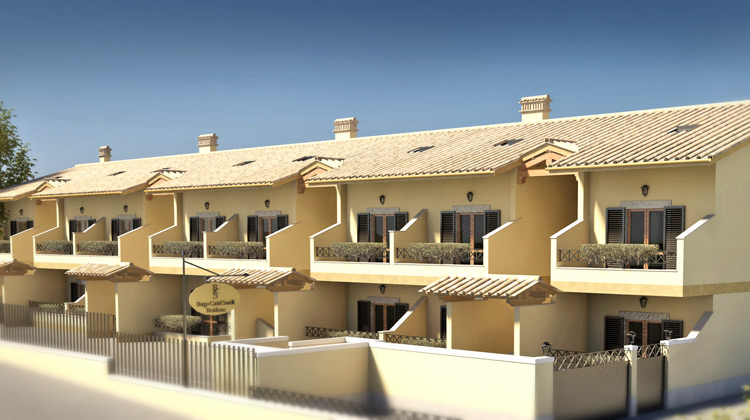 Countryside villas - Project collaboration & rendering, copyright Massimiliano Fabrizi